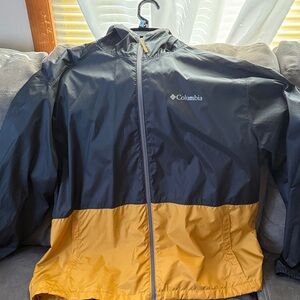 Columbia Black and Gold Outdoor Jacket